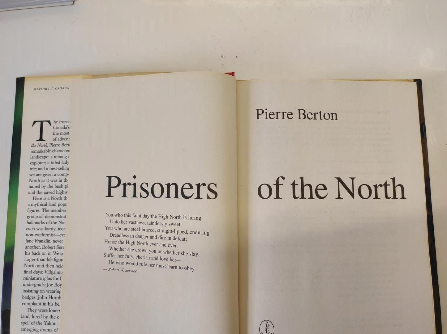 PRISONERS OF THE NORTH By Pierre Berton