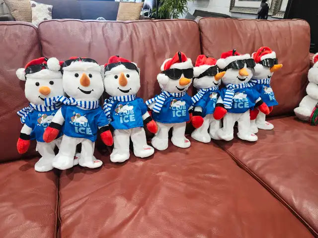 Club Ice Plush Dancing Snowman "Ice ice baby"