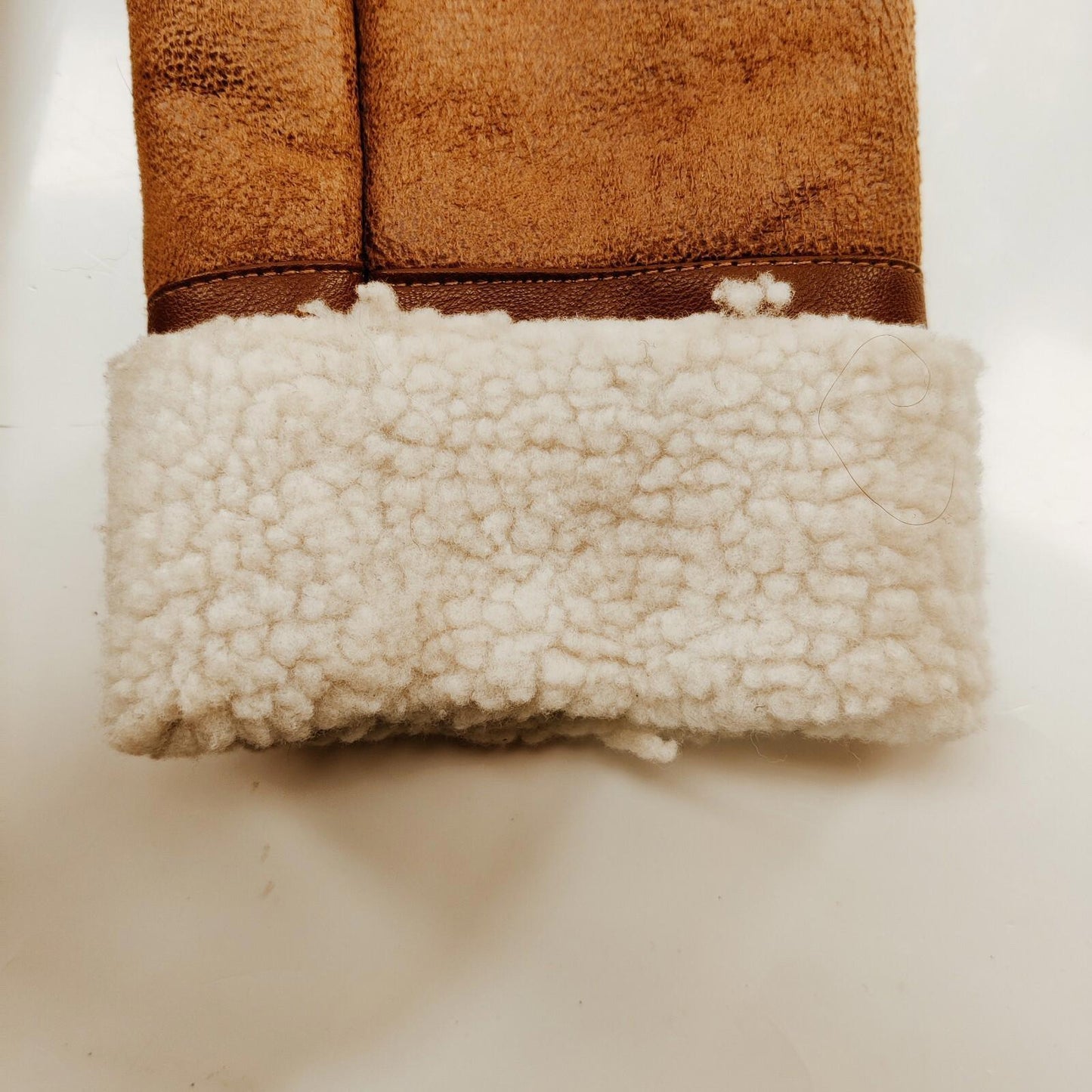 Rachel Roy Faux Shearling Brown Jacket Women's Size S