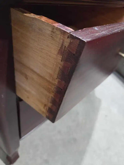 Vintage Wood Rolling Dresser