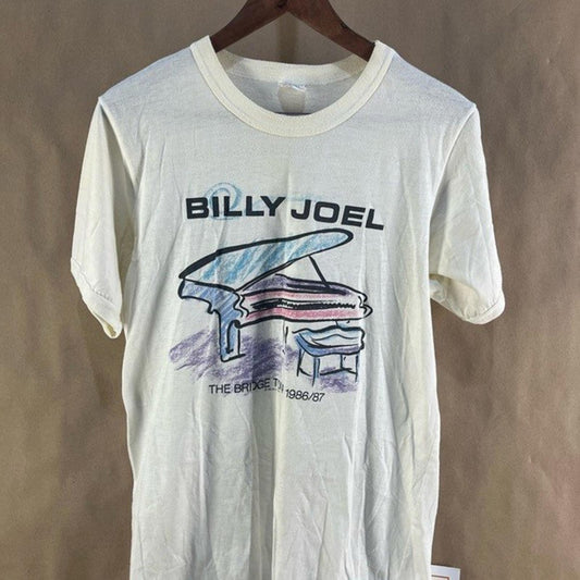 Vintage Billy Joel “The Bridge Tour” 1986 T-Shirt (Size XL)
