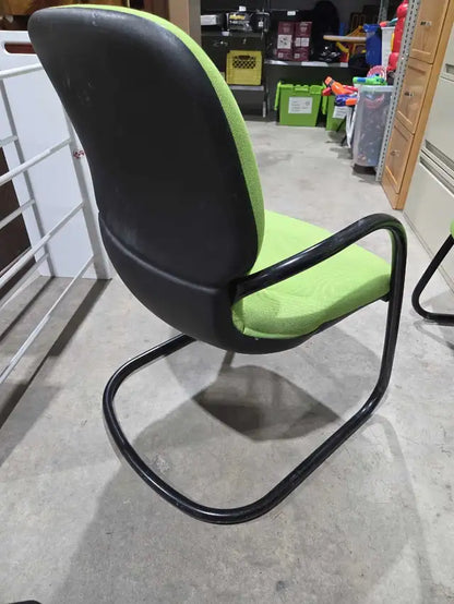Steelcase Lime Green Chairs (3)