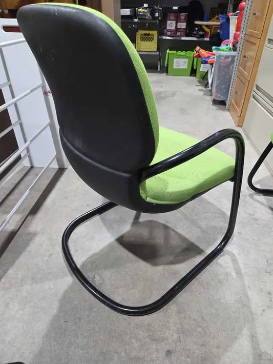 Steelcase Lime Green Chairs (3)