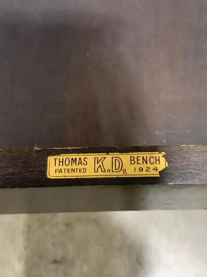 Antique Thomas K.D Piano Bench