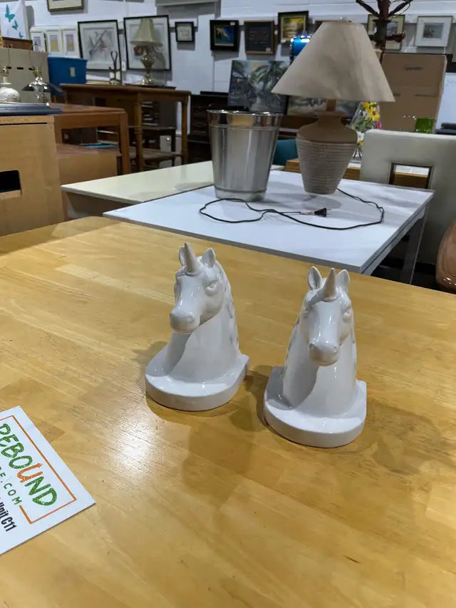 Unicorn Bookends