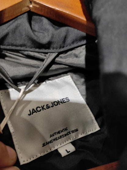 Jack & Jones Padded Vest Jacket Black Large