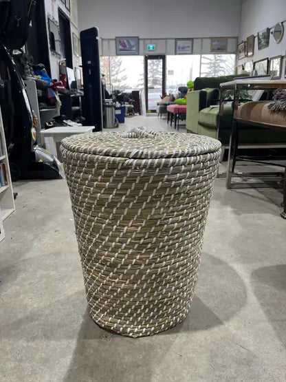 Boho Basket with Lid (Large)