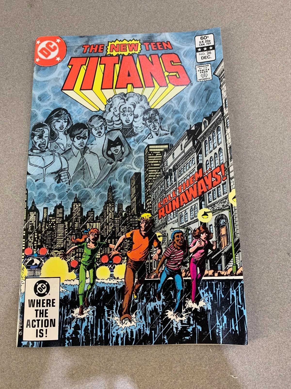 The New Teen Titans #26 (1982) – First Appearance of Terra! Key DC Comics