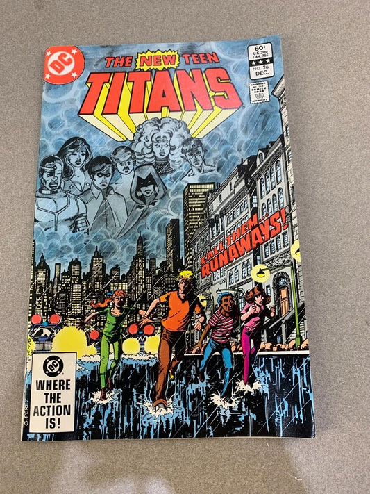 The New Teen Titans #26 (1982) – First Appearance of Terra! Key DC Comics