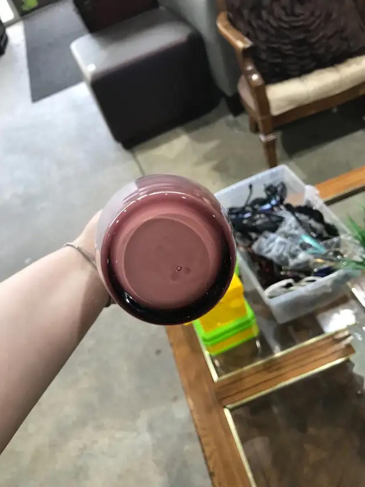 Pink Glass Vase