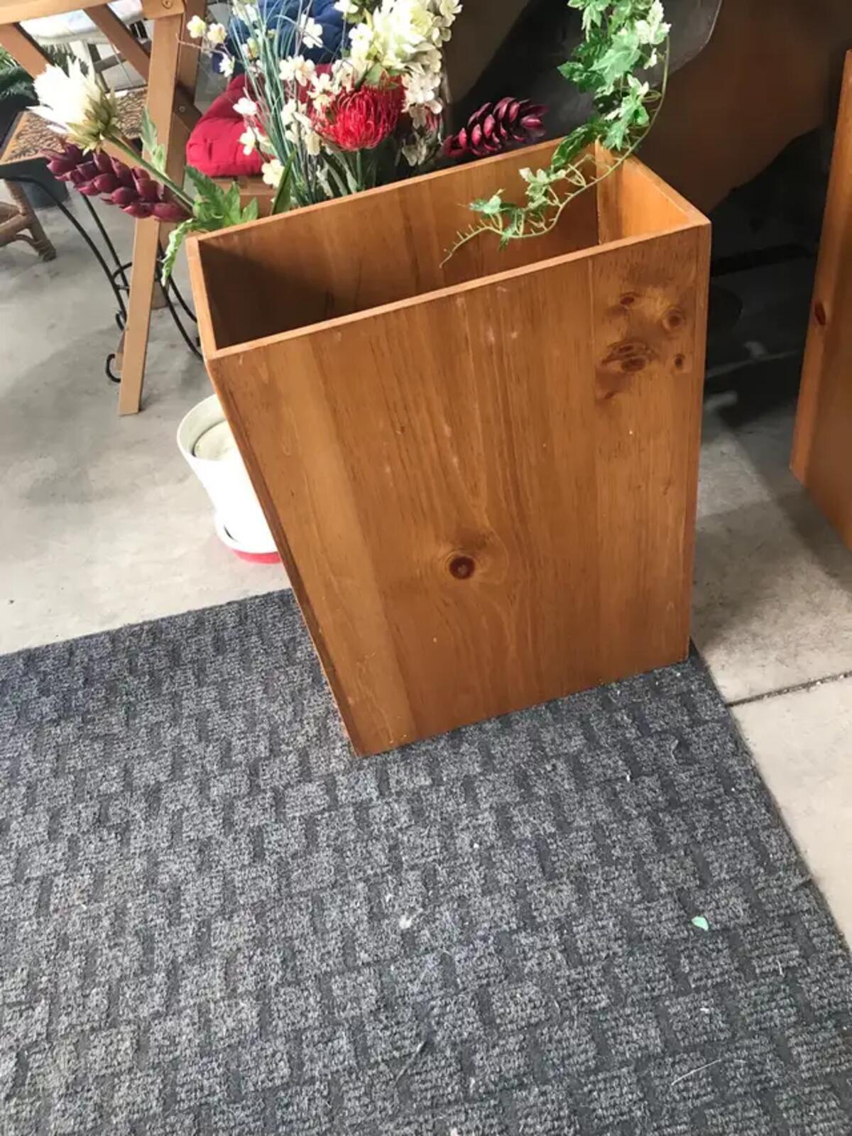 Tall Wooden Planters 24 X 12 X 17 - 6 available