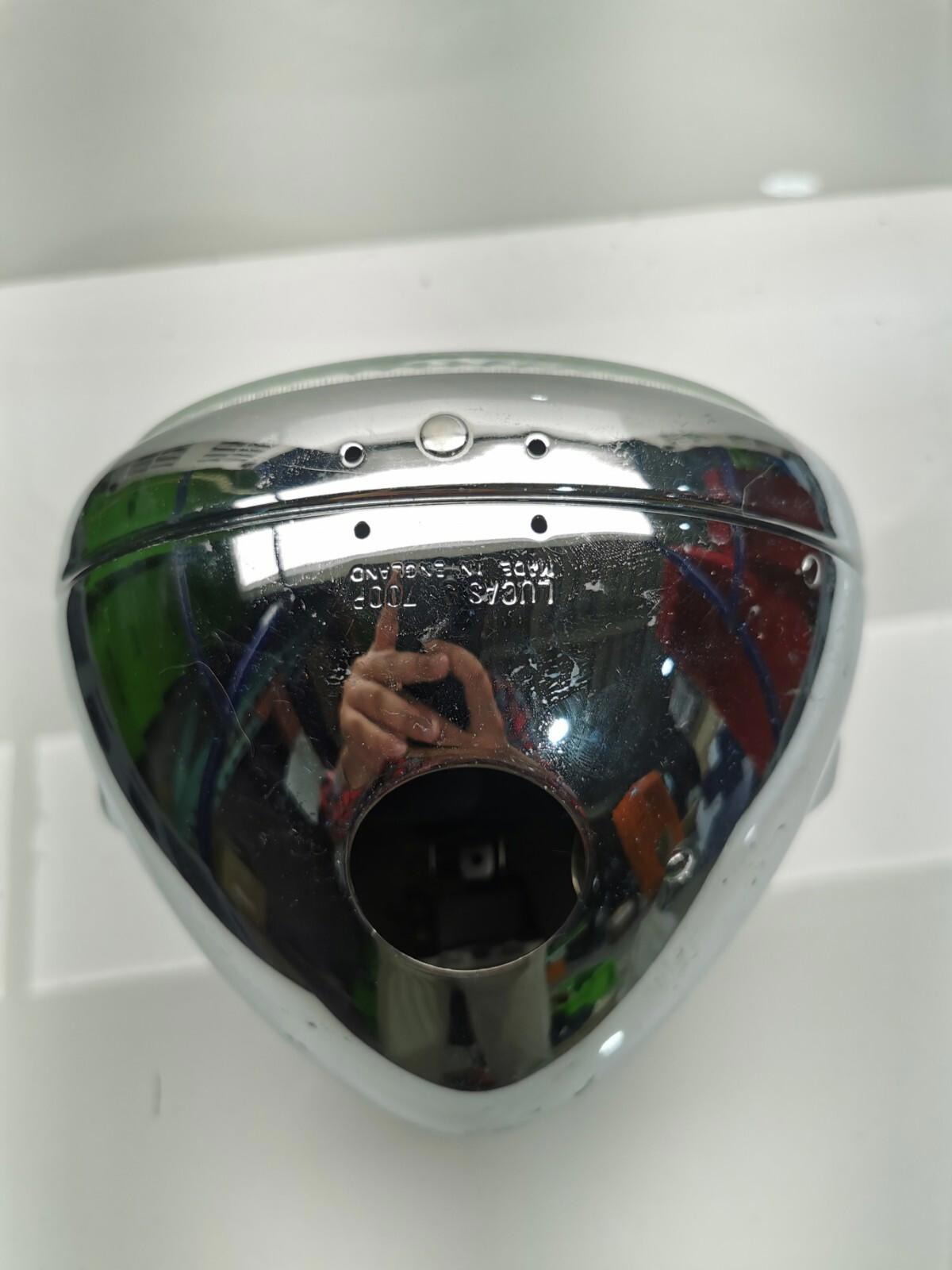 Lucas SS700P Headlight Shell Bucket Headlight Made in England