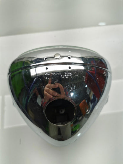 Lucas SS700P Headlight Shell Bucket Headlight Made in England