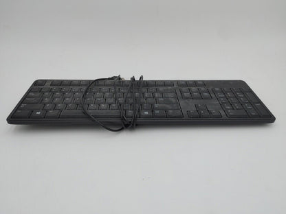 Good Condition Dell Wired USB Keyboard Model KB212-B Black Tested Working