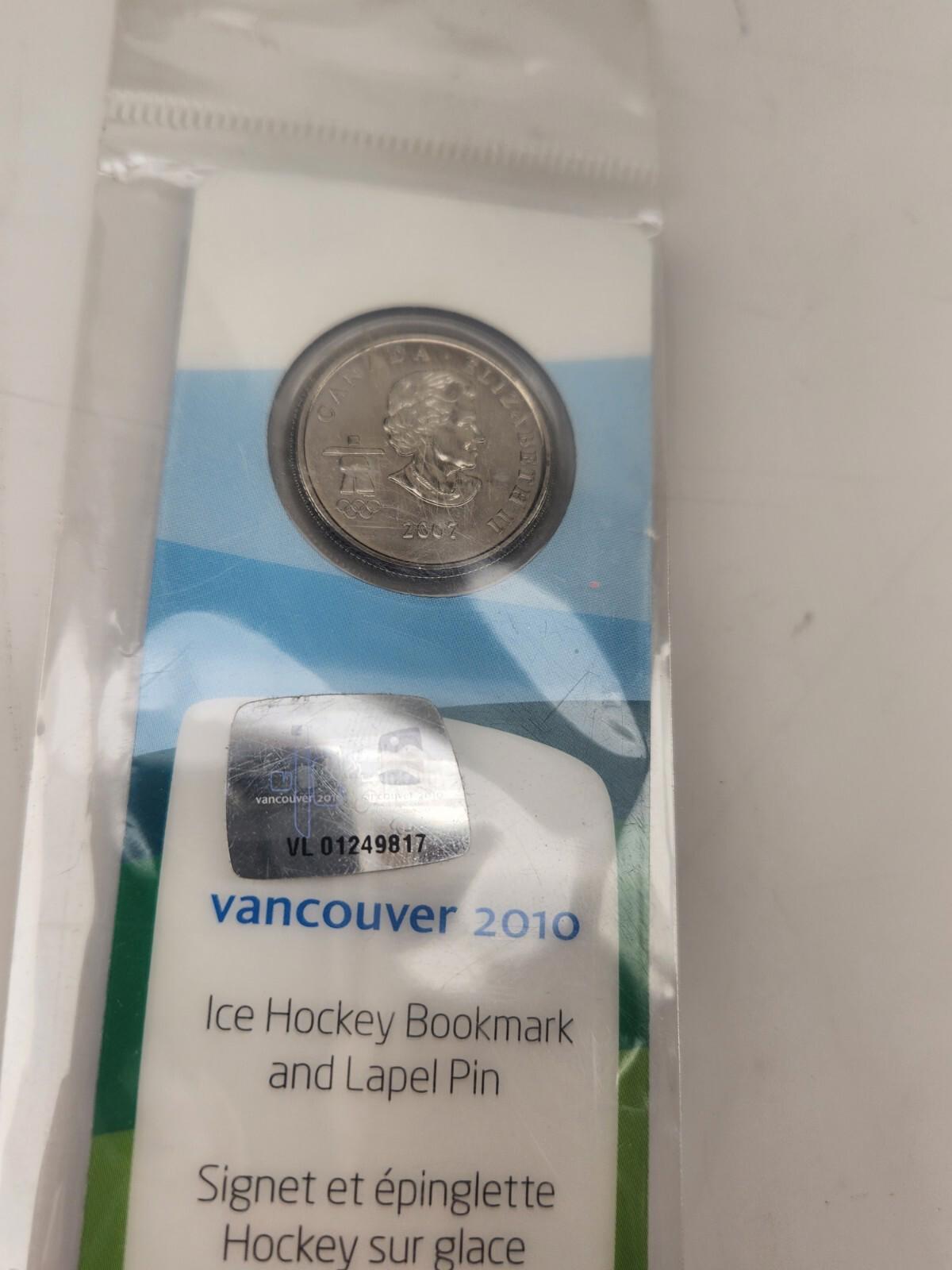 2010 Vancouver Olympic Coin + Pin - Brand New