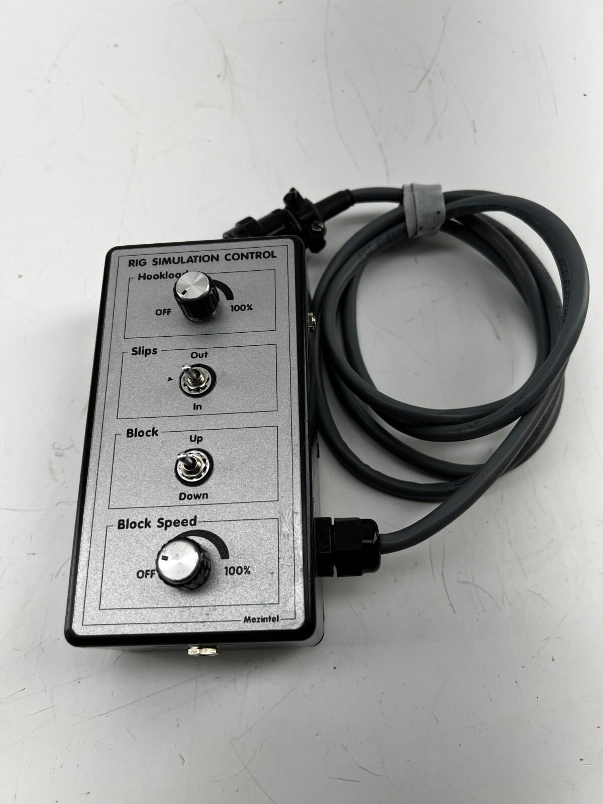 mezintel rig simulation control