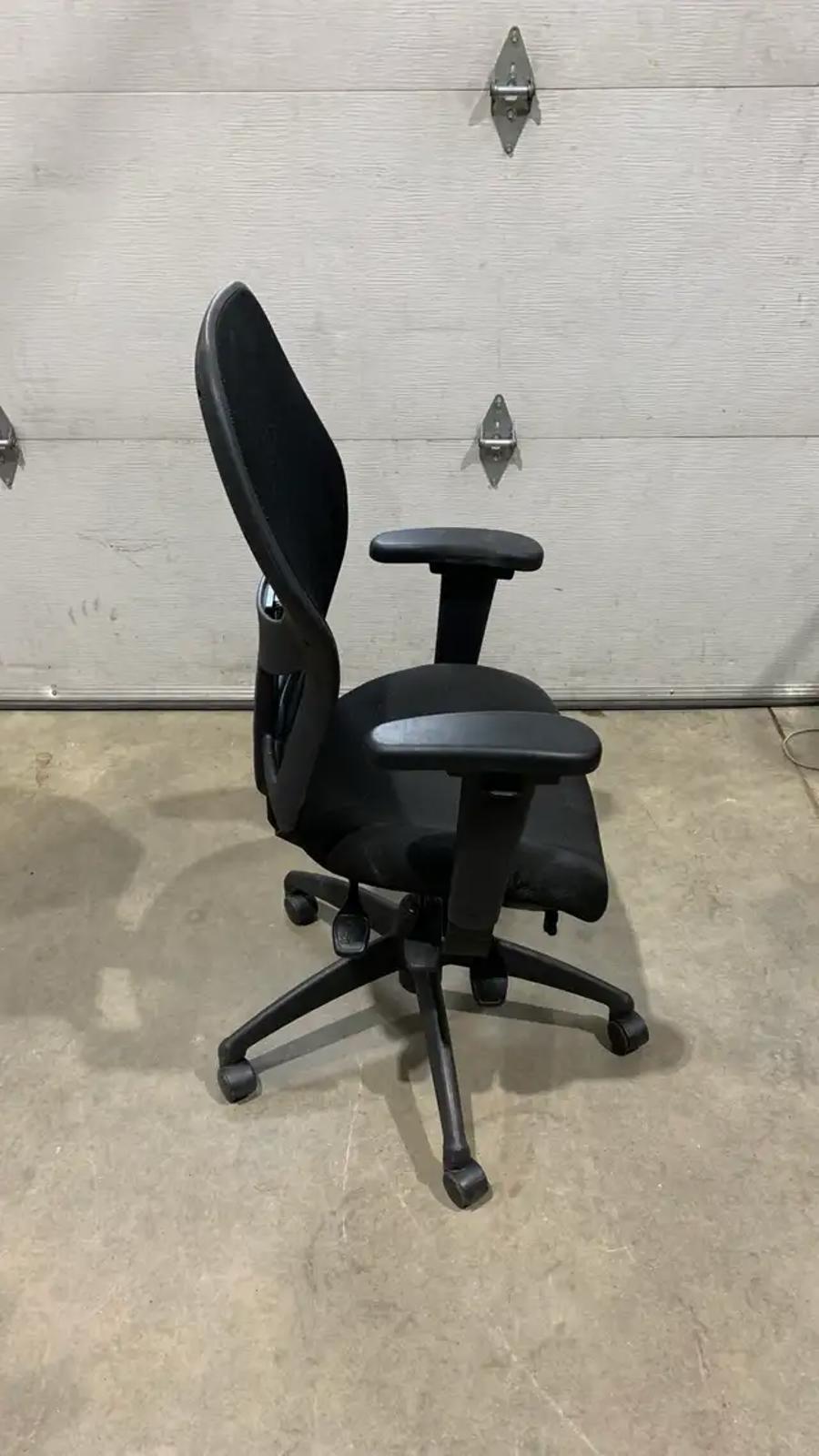 Black Erganomic Mesh back Office Chair - 2 available