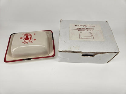 Maison Ungava - Butter Dish - Santa Claus
