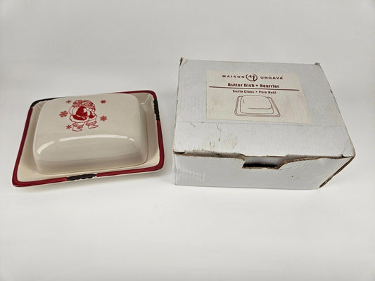 Maison Ungava - Butter Dish - Santa Claus