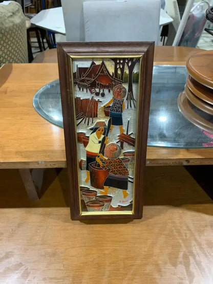 Set of 3 Thai Folk Art Wall Hangings