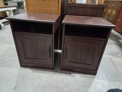Wooden Nightstand Set