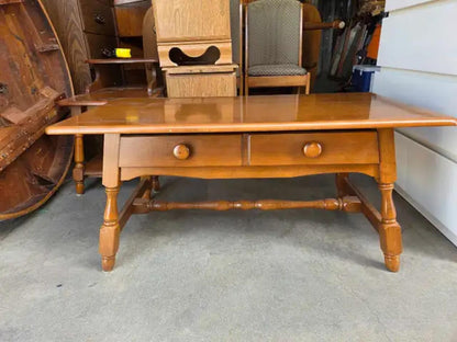 Vilas Wooden Coffee Table with Drawer