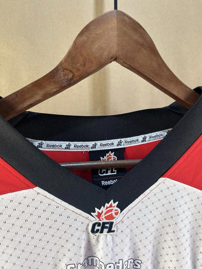 Reebok CFL Calgary Stampeders Jersey Signed by #76 (Size L)