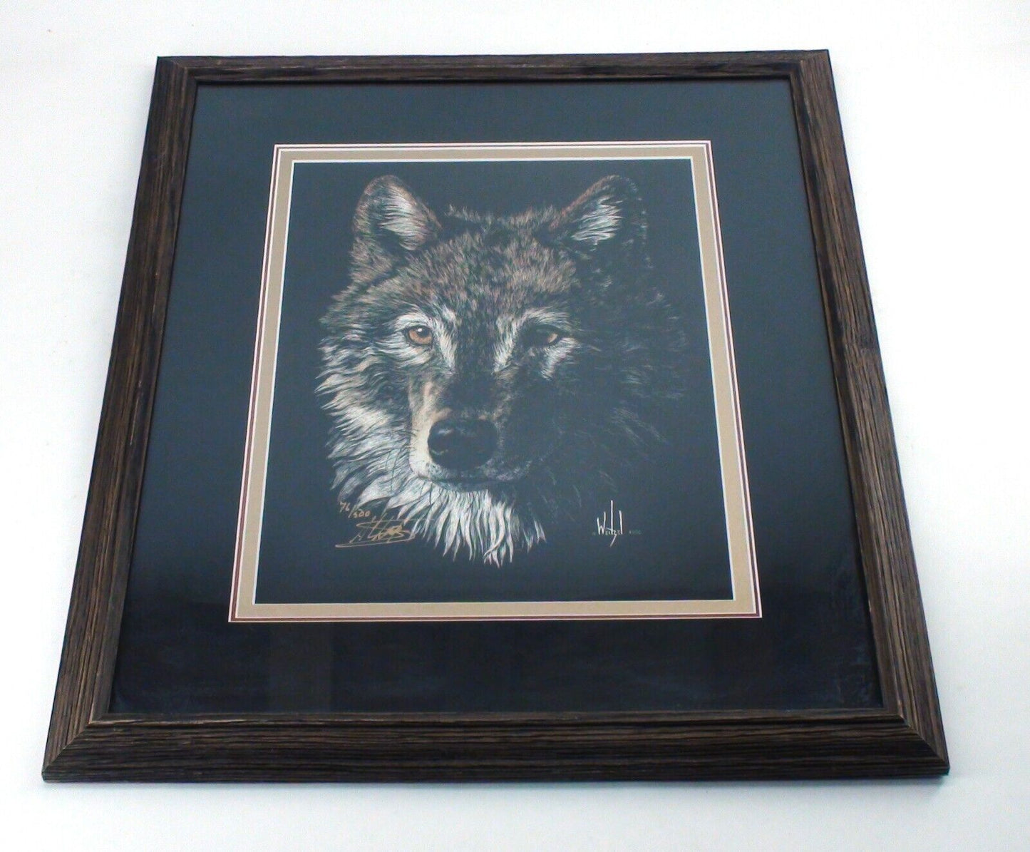 Watchful' Art Print by Al Nelson Weitzel - Limited Edition, Signed & Numbered 76/500, Scratchboard