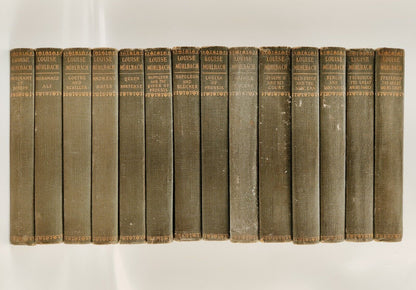 Antique Book Set The Works of Louise Muhlbach (1902) 14 Volumes