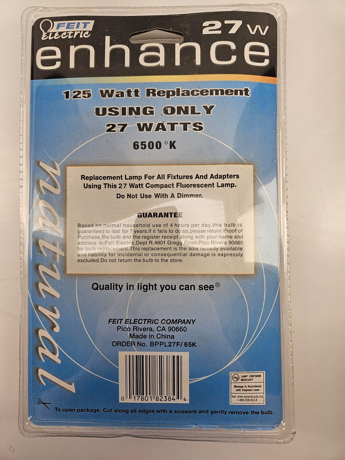 Feit Electric ENHANCE 27 WATT CFL Bulb Daylight 6500