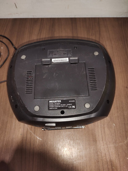 Megatek CB-M25BT Portable CD Player Boombox with FM Stereo Radio, Bluetooth