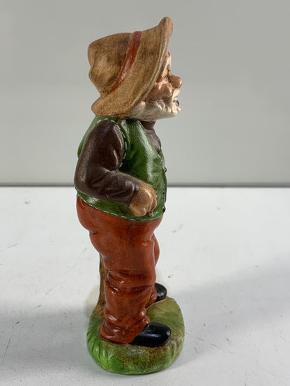 Vintage Ceramic Hand-Painted Old/ Elderly Man Figurines 1960's