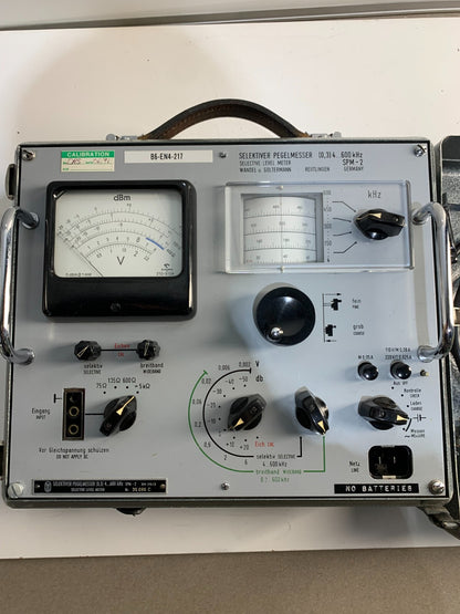Wandel & Goltermann SPM-2 / SPM2 Selective Level Meter