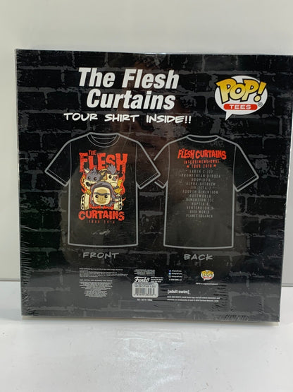 Funko Pop Rick and Morty The Flesh Curtains Tour T-shirt XL Black, SEALED