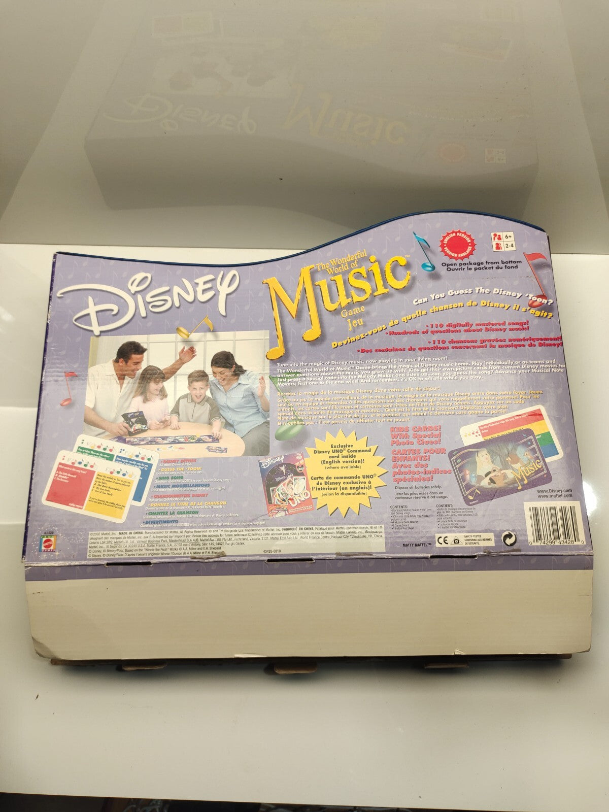 Disney The Wonderful World of Music Game by Mattel (2002) Tested/Works/Complete