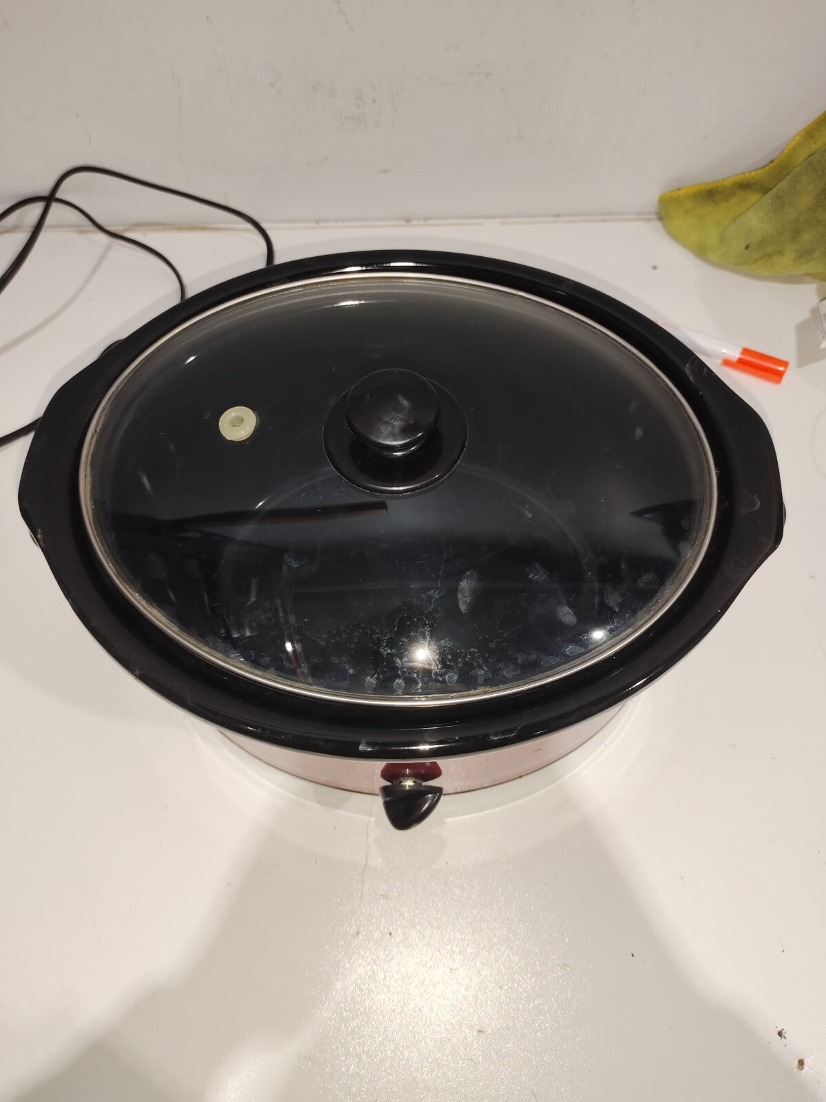 Hamilton Beach 5 Quart Red Crock Pot Slow Cooker 33155 - SC10