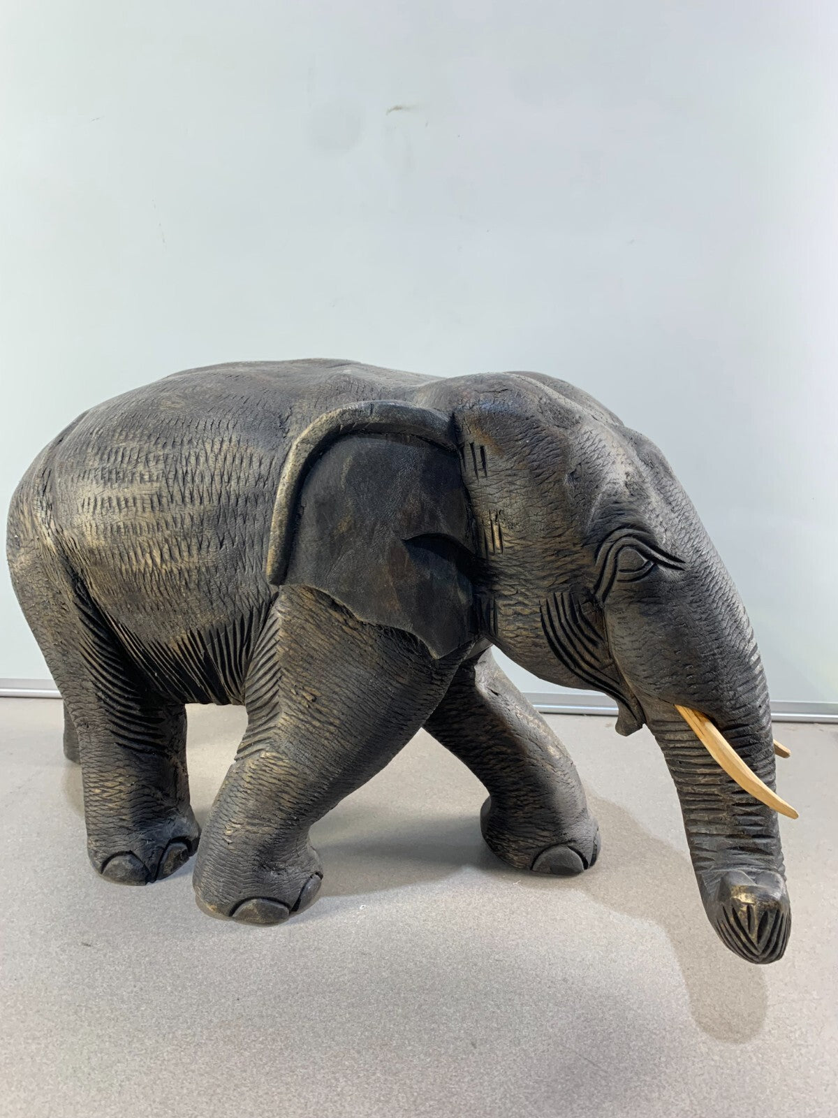 Beautiful Elephant Wood Handcarved Home Decor