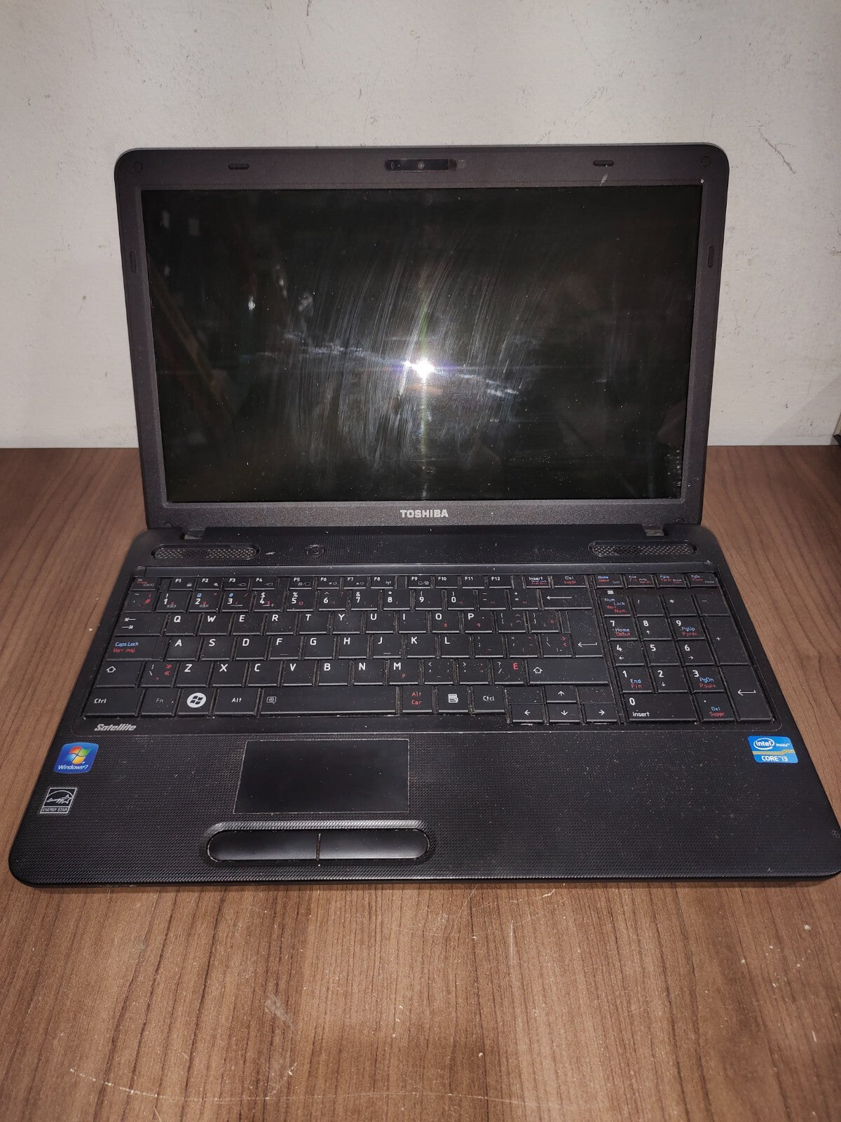 Toshiba Satellite C650-07J LAPTOP 15.6" i3 2nd Gen, 4 GB, 500 GB, For Parts