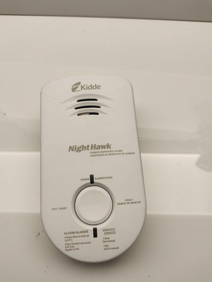 Kidde Nighthawk Plug-In AC/DC Carbon Monoxide Alarm Detector