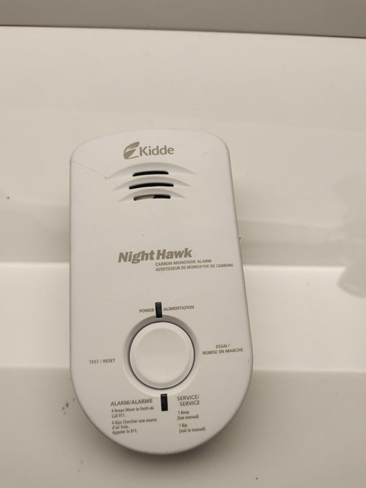 Kidde Nighthawk Plug-In AC/DC Carbon Monoxide Alarm Detector
