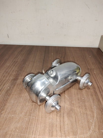 Cast Aluminum Racecar Roadster Car Auto Paperweight Desk Shelf Decorative Art