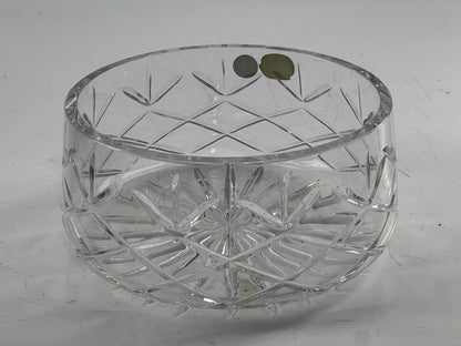 Bohemian Lead Crystal Cut Glass Bowl