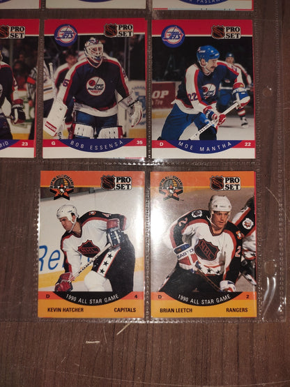 Rare Collectible NHL - Assorted Cards (Set - 4-44) PRO-SET - Set of 16 Cards