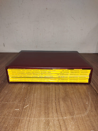 National Geographic - 1987 - July-December - Case Faux Leather - Magazines