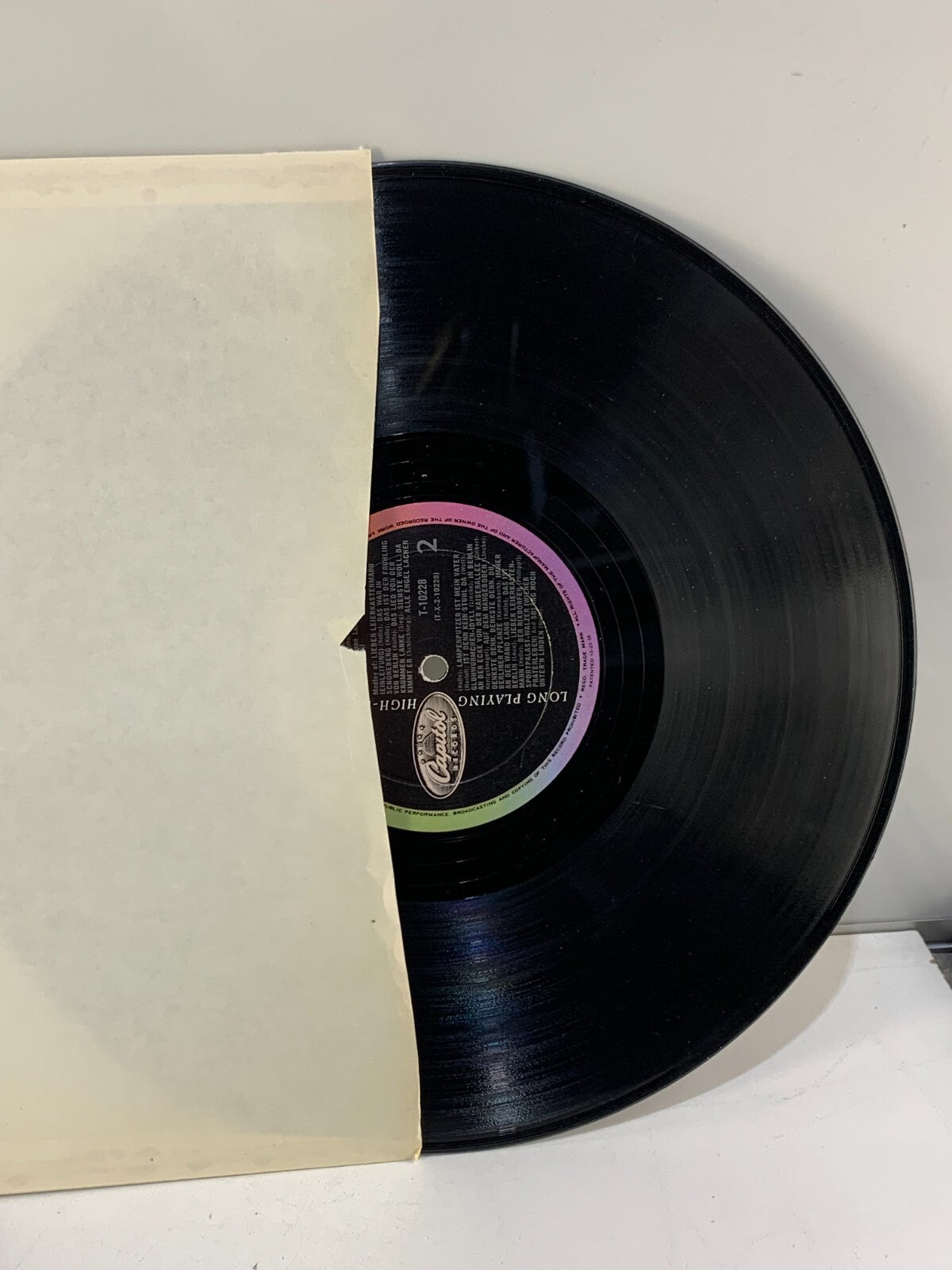 Berlin Bei Nacht, Berlin By Night In German By Horst Kudritzki Record T10228