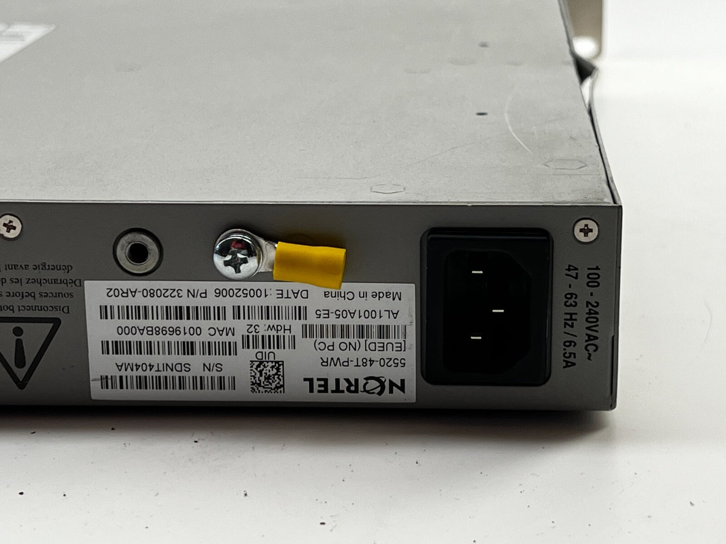 GOOD Nortel Networks AL1001A05-E5 Baystack 5520-48T-PWR Ethernet Routing Switch