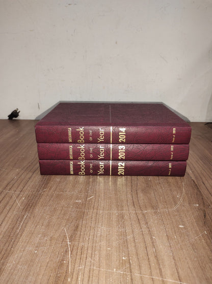Encyclopedia Britannica Book Year - Set of 3 (2012-2013-2014)