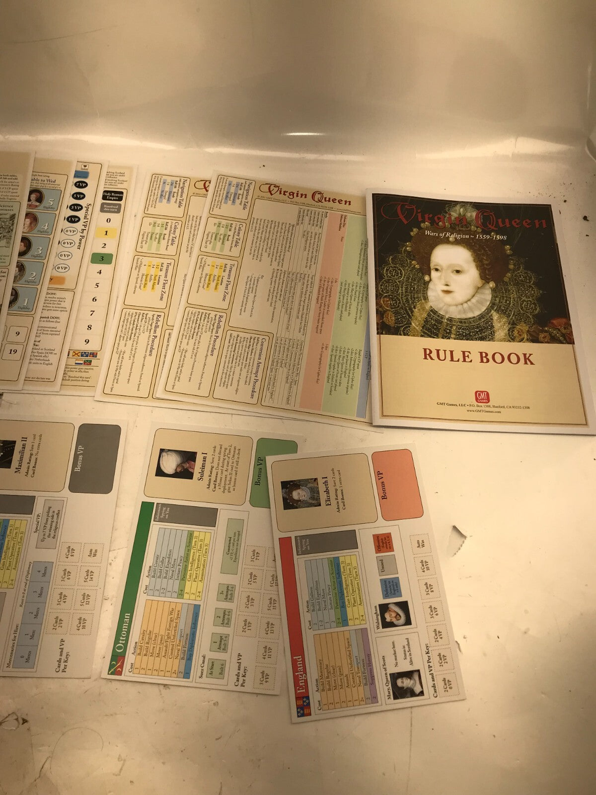 GMT Card-Driven Game Virgin Queen - Wars of Religion, 1559-1598