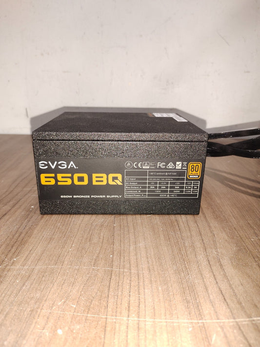 EVGA  650 BQ  80 PLUS BRONZE - Power Supply