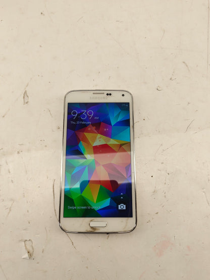 Samsung Galaxy S5 16GB White SM-G900T Fully Functional